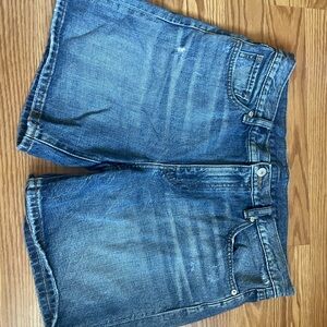 Uniqlo jean shorts